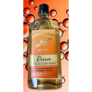 Bath & Body Works AROMATHERAPY REVIVE Brazilian Orange Mandarin Guava 10 oz. NEW